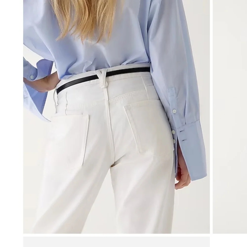 J. Crew White POINT SUR Jeans